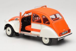 Citroen 2CV Spot Oranž & Valge Solido 1:18 421183600 Metall - pilt 5/8