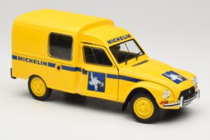 Citroen Acadiane Michelin Kollane Solido 1:18 S1800406 Metall - pilt 4/6