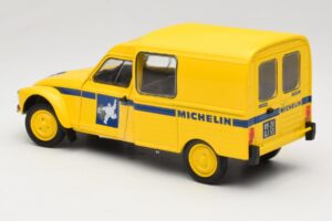 Citroen Acadiane Michelin Kollane Solido 1:18 S1800406 Metall - pilt 5/6
