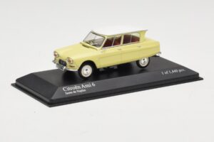 Citroen Ami 6 Kollane Valge Minichamps 1:43 400111661 Metall - pilt 2/4
