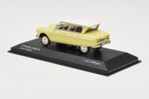 Citroen Ami 6 Kollane Valge Minichamps 1:43 400111661 Metall - pilt 3/4