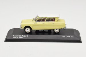 Citroen Ami 6 Kollane Valge Minichamps 1:43 400111661 Metall