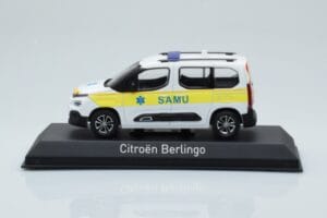 Citroen Berlingo Ambulance SAMU Valge Kollane Norev 1:43 155769 Metall