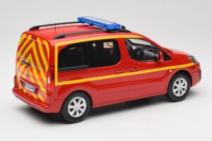 Citroen Berlingo II Pompiers Punane Norev 1:18 181641 Metall - pilt 2/6