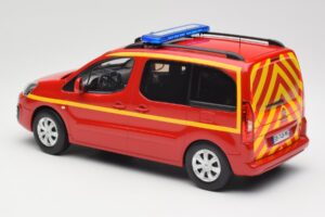 Citroen Berlingo II Pompiers Punane Norev 1:18 181641 Metall - pilt 5/6