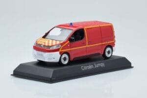 Citroen Jumpy Van Sapeurs Pompiers Punane Norev 1:43 155822 Metall - pilt 2/4