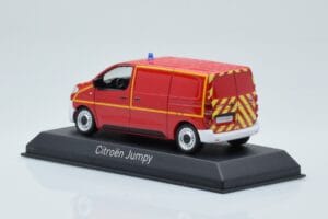 Citroen Jumpy Van Sapeurs Pompiers Punane Norev 1:43 155822 Metall - pilt 3/4