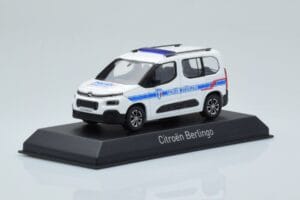 Citroen Berlingo Police Municipale v1 Valge Sinine Norev 1:43 155767 Metall - pilt 2/4