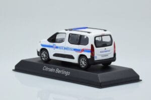 Citroen Berlingo Police Municipale v1 Valge Sinine Norev 1:43 155767 Metall - pilt 3/4