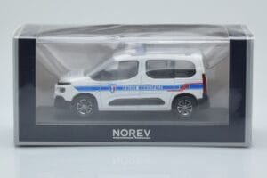 Citroen Berlingo Police Municipale v1 Valge Sinine Norev 1:43 155767 Metall - pilt 4/4