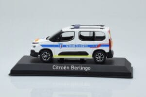 Citroen Berlingo Police Municipale v2 Valge Sinine Norev 1:43 155768 Metall