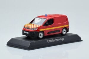Citroen Berlingo Van Sapeurs Pompiers Punane Norev 1:43 155772 Metall - pilt 2/4