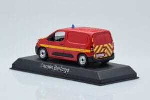 Citroen Berlingo Van Sapeurs Pompiers Punane Norev 1:43 155772 Metall - pilt 3/4