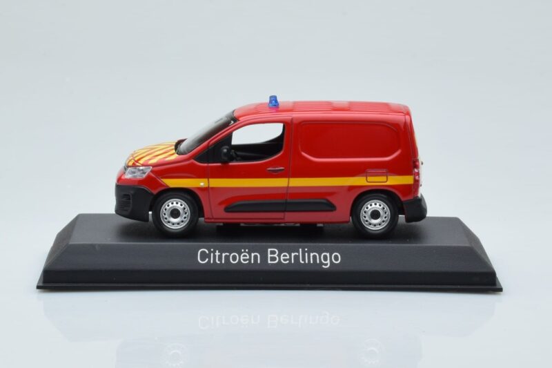 Citroen Berlingo Van Sapeurs Pompiers Punane Norev 1:43 155772 Metall