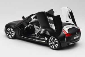 Citroen C-Metisse Matte Black Norev 1:18 181597 Metall - pilt 5/8