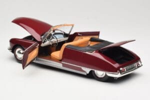 Citroen DS19 Kabriolett Bordeaux Norev 1:18 181561 Metall - pilt 5/8