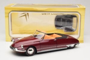 Citroen DS19 Kabriolett Bordeaux Norev 1:18 181561 Metall - pilt 8/8