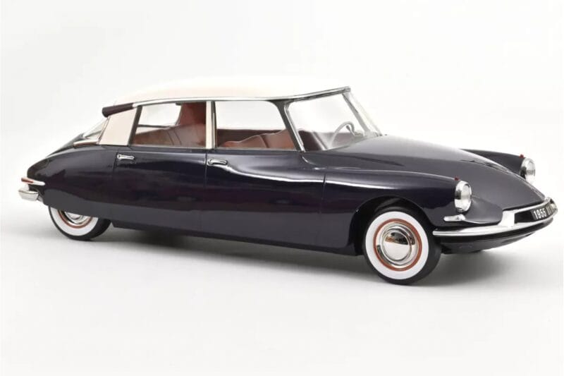 Citroen DS19 Lilla & Champagne Norev 1:12 121579 Metall