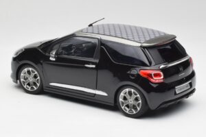 Citroen DS3 Cabrio Perla Nera Must Norev 1:18 AMC019115 Metall - pilt 7/8