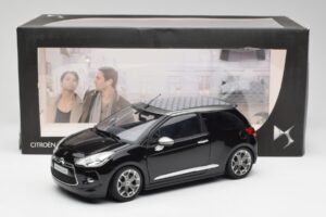 Citroen DS3 Cabrio Perla Nera Must Norev 1:18 AMC019115 Metall - pilt 8/8