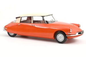 Citroen ID19 Oranž & Kreemjas Norev 1:12 121580 Metall