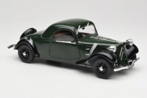 Citroen Traction Avant 11 Coupe Roheline Solido 1:18 8179 Metall - pilt 6/8