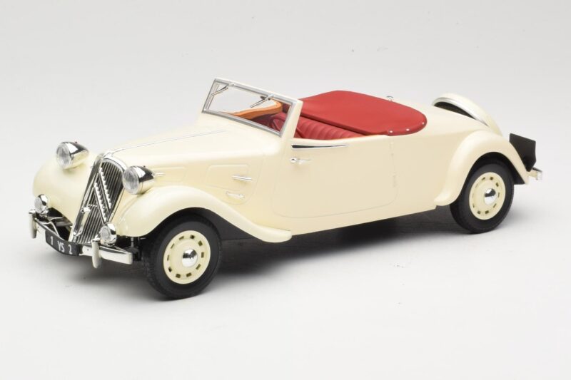 Citroen Traction Avant 11B Kabriolett Kreemjas Norev 1:18 181440 Metall