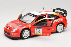 Citroen Xsara T4 WRC #14 P. Bugalski / J-P. Chiaroni WRC 2001 Solido 1:18 9021 Metall - pilt 2/8