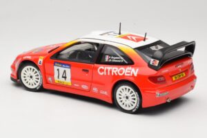 Citroen Xsara T4 WRC #14 P. Bugalski / J-P. Chiaroni WRC 2001 Solido 1:18 9021 Metall - pilt 7/8
