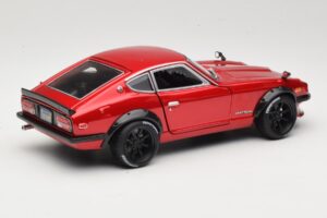 Datsun 240Z S30 Punane Maisto 1:18 32611 Metall - pilt 3/8