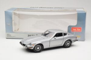Datsun 240Z S30 Hõbedane Sun Star 1:18 3503 Metall - pilt 8/8