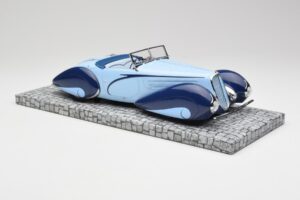 Delahaye Type 135-M Kabriolett Mullin Museum Minichamps 1:18 107116160 Metall - pilt 6/6