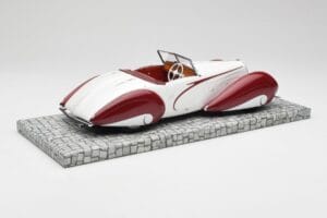 Delahaye Type 135 M Kabriolett Valge Punane Minichamps 1:18 107116161 Vaik - pilt 2/6