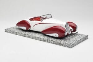 Delahaye Type 135 M Kabriolett Valge Punane Minichamps 1:18 107116161 Vaik - pilt 4/6