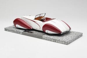 Delahaye Type 135 M Kabriolett Valge Punane Minichamps 1:18 107116161 Vaik - pilt 5/6