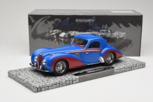 Delahaye Type 145 V12 Coupe Sinine Punane Minichamps 1:18 107116121 Vaik - pilt 6/6