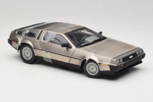 DeLorean DMC-12 Hõbedane Sun Star 1:18 2703 Metall - pilt 4/6