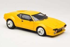 De Tomaso Pantera Kollane Hot Wheels 1:18 27809 Metall - pilt 6/8