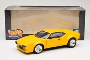 De Tomaso Pantera Kollane Hot Wheels 1:18 27809 Metall - pilt 8/8
