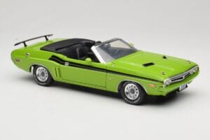Dodge Challenger Kabriolett Roheline Greenlight 1:18 12803-06G Metall - pilt 6/8