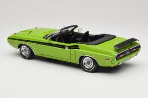 Dodge Challenger Kabriolett Roheline Greenlight 1:18 12803-06G Metall - pilt 7/8