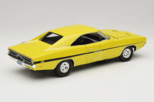 Dodge Charger R/T Kollane Dirty Mary Crazy Larry Auto World 1:18 AWSS101/06 Metall - pilt 3/8