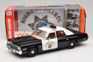 Dodge Monaco Highway Patrol CHiPS Auto World 1:18 AWSS112/06 Metall - pilt 8/8