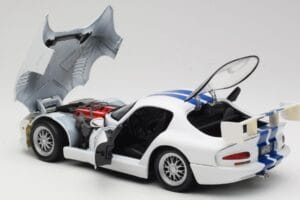 Dodge Viper GTS-R GT2 Valge 1997 Maisto 1:18 50316 Metall - pilt 5/8