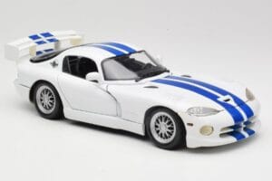 Dodge Viper GTS-R GT2 Valge 1997 Maisto 1:18 50316 Metall - pilt 6/8