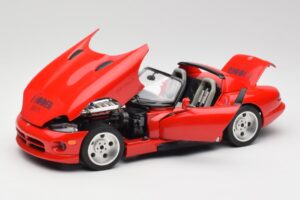 Dodge Viper RT/10 Punane Piiratud Väljaanne Bburago 1:18 3025 Metall - pilt 2/8