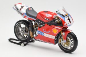 Ducati 998R WSB #1 T. Bayliss Ducati Infostrada 2002 Minichamps 1:12 122021201 Metall - pilt 4/6