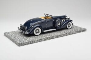 Duesenberg SJN Convertible Coupe Midnight Blue Minichamps 1:18 107150332 Metall - pilt 2/6