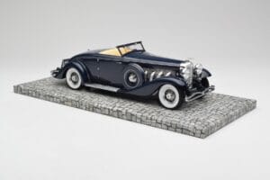 Duesenberg SJN Convertible Coupe Midnight Blue Minichamps 1:18 107150332 Metall - pilt 4/6