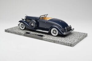 Duesenberg SJN Convertible Coupe Midnight Blue Minichamps 1:18 107150332 Metall - pilt 5/6